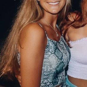 2 for 10 animal print tank tops! Snakeskin and zebra🐍🦓